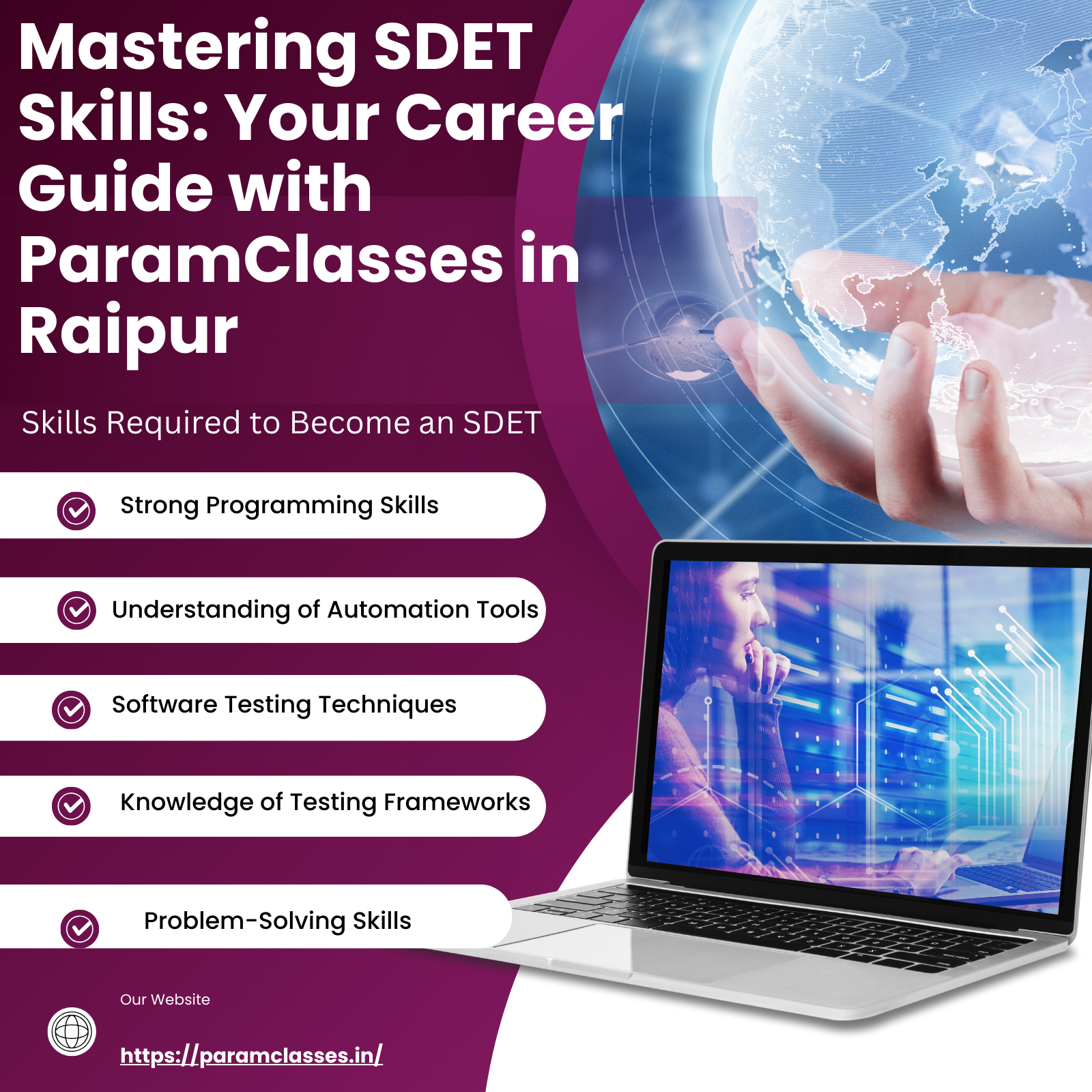 Mastering SDET Skills: Your Career Guide with ParamClasses in Raipur